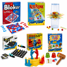 Mattel Fast Fun Travel Games Set 5 KerPlunk Blokus Bounce Off Whac-A-Mole