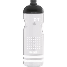 Sigg - Soft Bike Water Bottle - Pulsar Transparent White - Squeezable - Dishwash