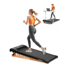 Lichico Walking Pad Treadmill with 9% Incline Adjustable, Under Desk Treadmll with 40 * 100cm Running Belt with Smart APP Remote Control, Running Mac