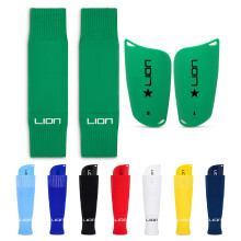 All-in-One Football Sleeve/Guard Combo for Kids – Matching Football Sleeves with Built-In Shin Guards – Perfectly Matches Your Kit Colours - Green