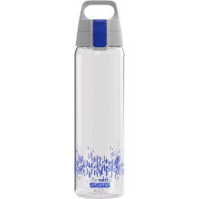 Sigg - Tritan Renew Water Bottle - Total Clear ONE MyPlanet Blue - Suitable For Carbonated Beverages - Dishwasher Safe - With Fruit Strainer - Leakpr