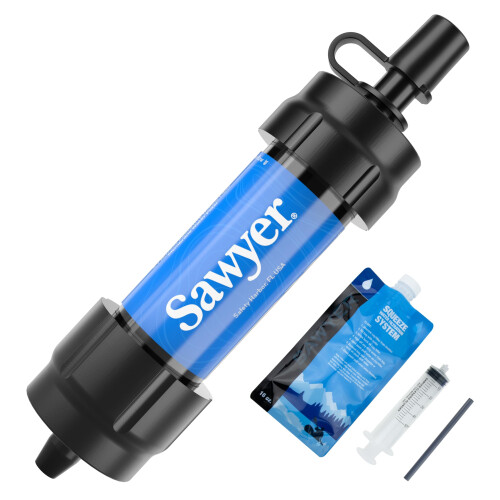 Sawyer Sawyer Products SP128 Mini Water Filtration System, Single, Blue