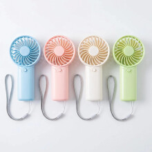 dididudi Handheld Fan 4 Pack Mini Portable Fan Small Hand Held Fans with Lanyard, Quiet Lightweight Battery Operated Pocket Fan for Travel, Outdoor,