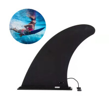 Surfboard SUP Fin, Removable Universal SUP Fin, Detachable Center Fin Stand Up Paddle Board Replacement Fin, Nylon Safe Reinforced Surfboard Fins for