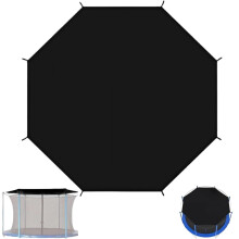 Trampoline Cover, Trampoline Tent Cover UV Protection Trampoline Sunshade Canopy Covers, Foldable Trampolines Accessories Covers Roof for 6/8 Poles T