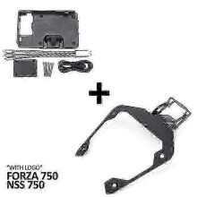 (AB - With Logo) New Motorcycle GPS Navigator Support For HONDA FORZA750 Forza 750 NSS750 NSS 750 Stand Mobile Phone GPS Navigation Plate Bracket