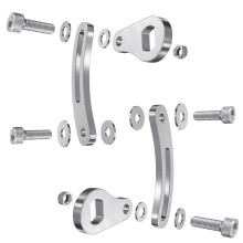 E Bike Torque Arm Set, Heavy Duty Universal, M14, Electric Bicycle E Bike Rear Axle, 6mm Thick, Made from Stainless Steel, Suit 1000W 2000W 3000W Mot