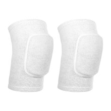 JIYIN 1 Pair Elbow Pads with Thicken Sponge Pad, White Breathable Protective Volleyball Elbow Pads Fitness Arm Knee Protector Volleyball Sponge Suppo