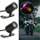 (L, A) Motorcycle Projection Turn Signal Light Ground Light LED Atmosphere Light 3