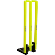 22YardsPro Cricket Wickets with Bails & Metal Base – Durable & Weather-Resistant Cricket Stumps Set for Training & Matches – Available in Green &