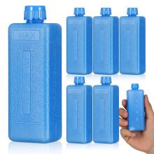 SEWACC 8pcs Ice Packs for Air Conditioner, Reusable Freezer Blocks for Cooler Bag And Air Cooling Fan - Food Packs for Camping, Picnics, Travel, And