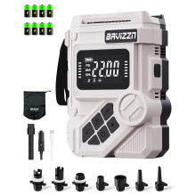 BAVIZZN 22Psi Rechargeable Sup Pump 59.2WH Electric Paddle board Pump Type C Line Inflator And Deflator 12v Dc For Paddle Board,Boat,Kayaks,Water Spo