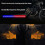 (L, A) Motorcycle Projection Turn Signal Light Ground Light LED Atmosphere Light 5