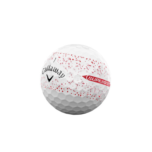 Callaway Callaway Golf Supersoft Golf Ball 2025, Red Splatter 2