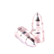 Silver Bike Wheel Tyre Valve Aluminium Dust Caps