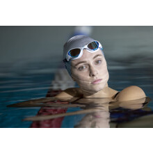 Arena Unisex SWIM CLASSIC SILICONE CAP SENIOR - BLACK/SILVER, Copper Cabana