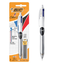BIC 942103 4 Colores 3boli1portaminas for adults, ideal for everyday use