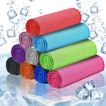 Bulr 10 Pack Cooling Towel,Ice Towel Cooling Towels for Neck and Face Microfiber Cooling Towel for Gym,Yoga,Camping,Running,Fitness,Workout & More Ac