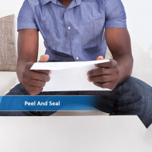 FIRST CHOICE KAYA 25, 50, 100 DL White Mailing Envelopes Self Seal for Posting mailing Home Office and Ecommerce Peel and Seal (100)