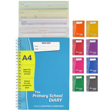 Educational Planning Books – The Primary School Diary 2026-2027 – A4 – Academic Week-to-View Teachers Planner – Dated August-July – for Prim