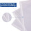 Plastic Envelopes Wallets, MerryNine 30 Pack A4 Clear Document Folder, for School Home Work Office Organization (30, Transparent) 6