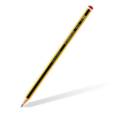 STAEDTLER 60 BK-4 Noris Office Set - Assorted Stationery Pack with 3 Graphite Pencils, 2 Pens, Highlighter, Eraser & Sharpener