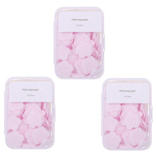 300pcs Portable Hand Washing Soap Sheets, Scented Mini Soap Sheets, Disposable Soluble Soap for Outdoor Travel, Camping, Hiking (Pink)