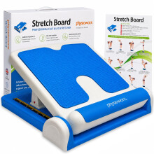 PHYSIOWORX NO-SLIP Stretch Board with Integrated Heel Rest - Helps Relieve Pain of Plantar Fasciitis and Tight Calf’s - NHS Recommended Device - Sla