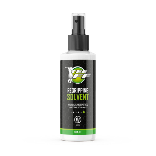 Tee Off - Golf Regripping Solvent Spray - Grip Tape Activator Solution For Easy Installation - 100ml