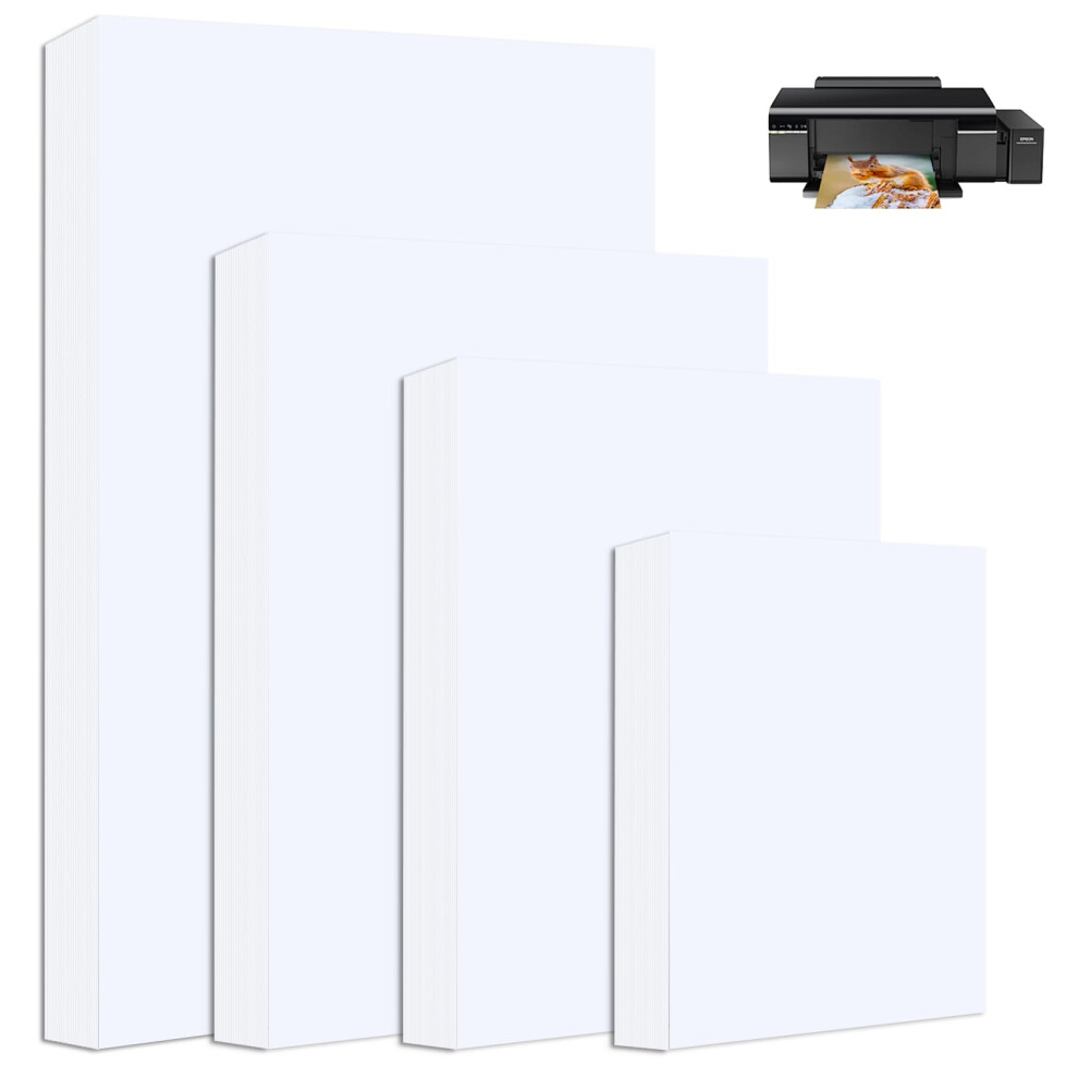 Photos - Office Paper 4 Sizes 140 Sheets Glossy Photo Paper, 200gsm Glossy White Photographic Paper Ph
