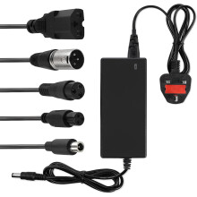 Electric Scooter Charger, 42V 2A Hoverboard Charger, Universal with 6 Connections for 36V Li-ion Batterie, for Xiaomi Scooter,Electric Bike, Mobility