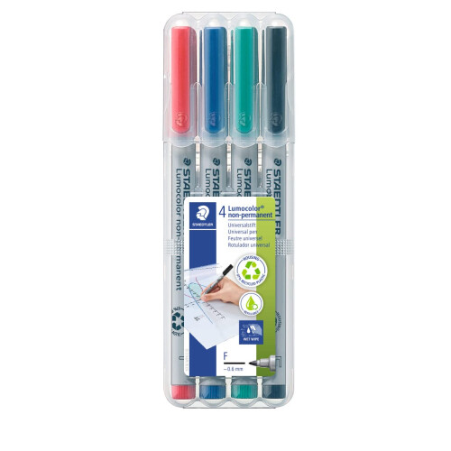 Staedtler STAEDTLER Non-Permanent Marker Pens - Lumocolor - Fine Tip - 0.6mm Line Width -