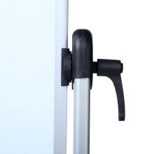 VIZ-PRO Double-Sided Magnetic Revolving Mobile Whiteboard, 2 Pack, W1200xH900mm, Aluminium Frame & Stand