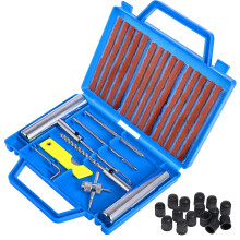 Faburo Tire Repair Kit, 32PCS Heavy Duty Tire Plug Kits, Handle Tyre Plug Set with Gloves, Quick Tyre Repair Emergency Kits for for Electric Vehicles