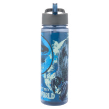 Jurassic World 600ml BPA-Free PP Children's Water Bottle - Durable & Leak-Proof, Ideal for School & Outdoor Activities, Blue