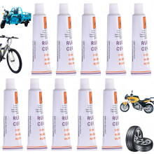 10Pcs Tire Plug Glue,Tyre Repair Glue,Rubber Glue for Bike Tyres,Rubber Cement Tire Repair,Bicycle Tire Repair Glue Kit,Tyre Dressing Adhesive,Car Ru