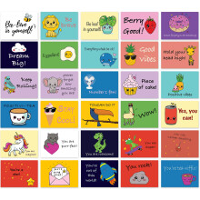 Fun A6 Affirmation Postcard Pack for Children, Teens & Students - Kids Motivational Pack - Motivational Postcard Gifts for Pupils, Teachers, Parents,