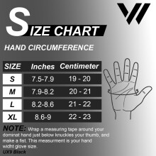 WESTWOOD FOX Fitness Gloves, Breathable Training Gloves for Men and Women, Weightlifting Gloves, Bodybuilding, Gym, Exercise, Non-Slip Crossfit, Stre