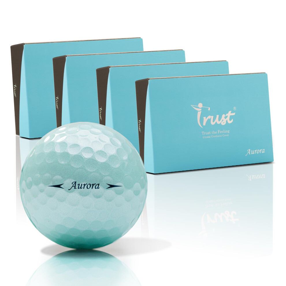 Photos - Golf Trust  Balls Aurora | Tour-Level Performance | Stand Out | Maximum Distance | Straight Flight | Stopping Power | Crystal 