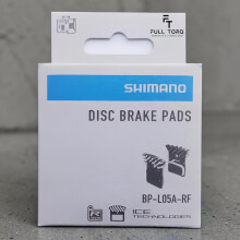 Shimano L05A-RF Resin Disc Brake Pads - With Cooling Fins, Black