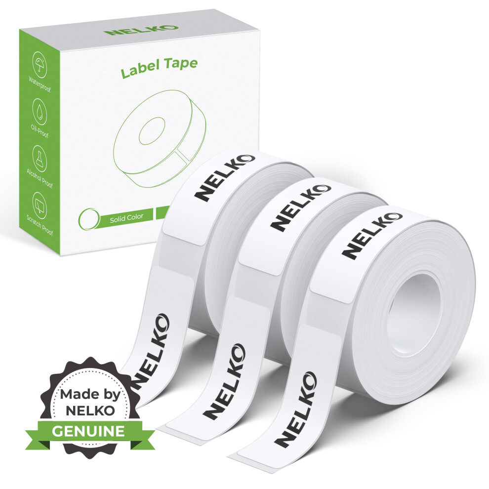 Photos - Other Office Equipment NELKO Genuine P21 Adhesive Tape for Label Maker, Label Printing Paper, 14 x 40 mm, Standard Laminated Replacement, Multi-Pur