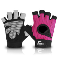 SAWANS Gym Gloves Men and Women | Best Gym Glove for Workout & Training, Weight lifting Gloves with Wrist Support, Non-Slip Grip, Silicone Palm Prote