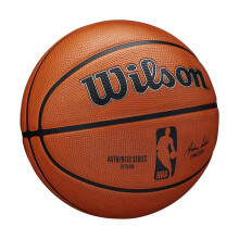 Wilson Basketball, NBA Authentic Series Model, Outdoor, Tackskin Rubber, Size: 6, Brown