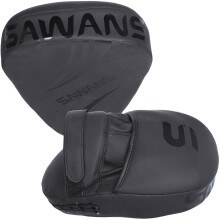 SAWANS Boxing Focus Pads Hook and Jab Mitts Faux Leather Kickboxing MMA Curved Arm Strike Shield Punching Target Pads Martial Arts Muay Thai Trainin