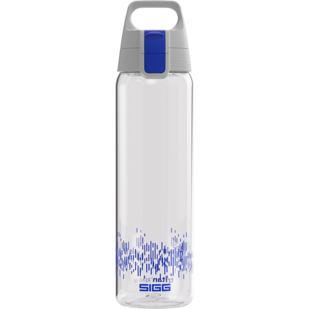 Photos - Climbing Gear SIGG  Tritan Renew Water Bottle - Total Clear ONE MyPlanet Blue - Suitable For Carbonated Beverages - Dishwasher Safe - Wit 