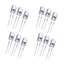 400Pcs/Lot 5mm Round  Uv LED Diode Super Bright Water Clear LED Light Lamp  Color