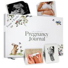 Pregnancy Journal and Memory Book Gift – Pregnancy Diary for Expecting New Mums - Includes Calendar, Scrapbook, Checklist and Organiser (Forest)