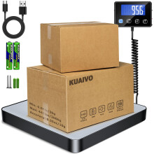 Postal Scales, 200kg/10g High Precision LCD Display Parcel Scales, Parcel Weighing Scales with Hold and Tare Function for Luggage, Package, Warehouse
