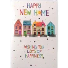 Greetings Happy New Home Card. Wishing You Lots Of Happiness