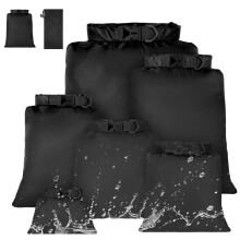 vsshe Waterproof Dry Bags 6PCS, Lightweight DryBags, Compression Sack Canoe Bag with1.5L, 2.5L, 3L 3.5L, 5L, 8L Sacks Bag for Kayaking Rafting Boatin